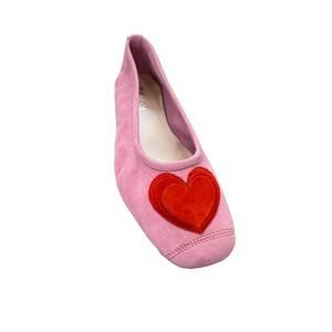 NEW REQINS women's holove ballerinas sandal in pink/red